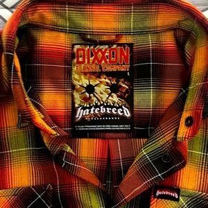 DIXXON HATEBREED FLANNEL SIZE LG